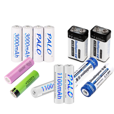 Rechargeable Battery 9V AA AAA Palo Doublepow Panasonic