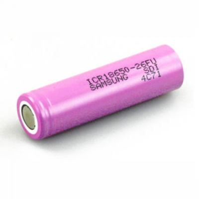 Samsung Rechargable Battery  ICR18650-26F 2600mAh 3.7V 