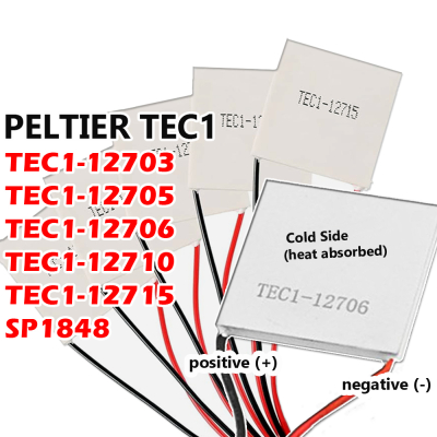 Thermoelectric Cooler Cooling Peltier Heatsink Plate TEC1 12V 90W  Thermoelectric Cooler Cooling Peltier Heatsink Plate TEC1 12V 90W