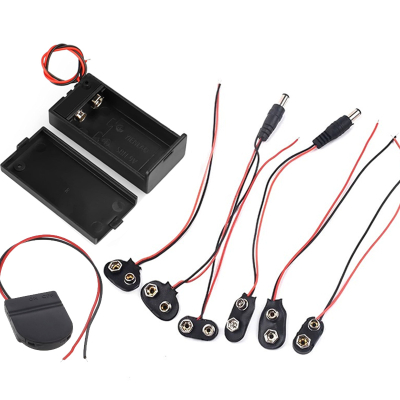 Battery Snap 9V CR2032 Holder c/w Male Dc Plug (2.1mm) Arduino Robotic Battery Snap 9V CR2032 Holder c/w Male Dc Plug (2.1mm) Arduino Robotic