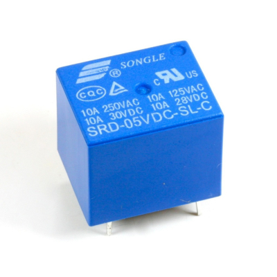 Mini 5V DC Power Relay SRD-5VDC-SL-C 5 Pin PCB Type