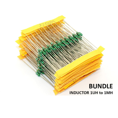 UH 0307 Inductor 120pc 12 value Bundle 1UH -1MH UH 0307 Inductor 120pc 12 value Bundle 1UH -1MH