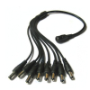 CCTV Camera DC Power Supply Splitter Cable Split 4 or Split 8