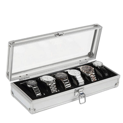 Premium Aluminium Watch Display & Storage Box Case 6 10 Slots