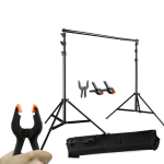 Portable Backdrop Photo Shoot Studio Adjustable Stand 2x2M/2.6x2M/3x3M