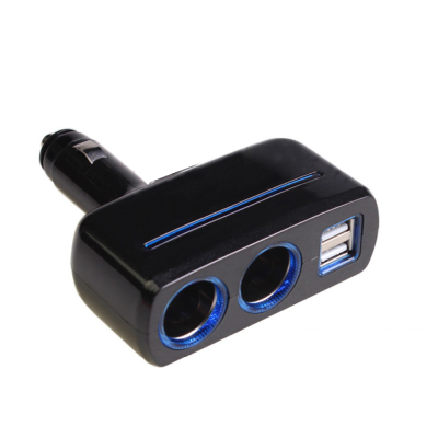 3.1A 80W 2 Dual Usb & Cigarette Car Socket Phone Handphone Charger